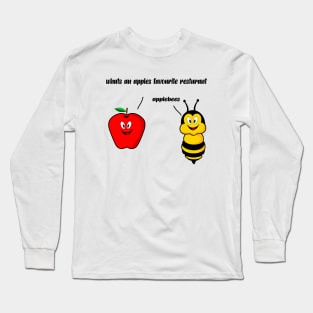 What an apple favourite restaurant Long Sleeve T-Shirt